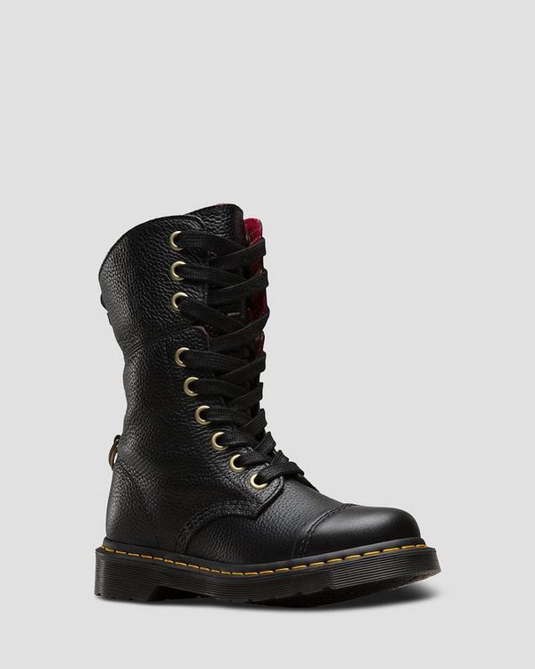 Dr Martens Dámské Kotníkové Boty Aimilita Aunt Sally Černé, CZ-018253